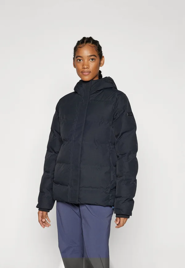 WOMAN JACKET FIX HOOD - Winter jacket - nero
