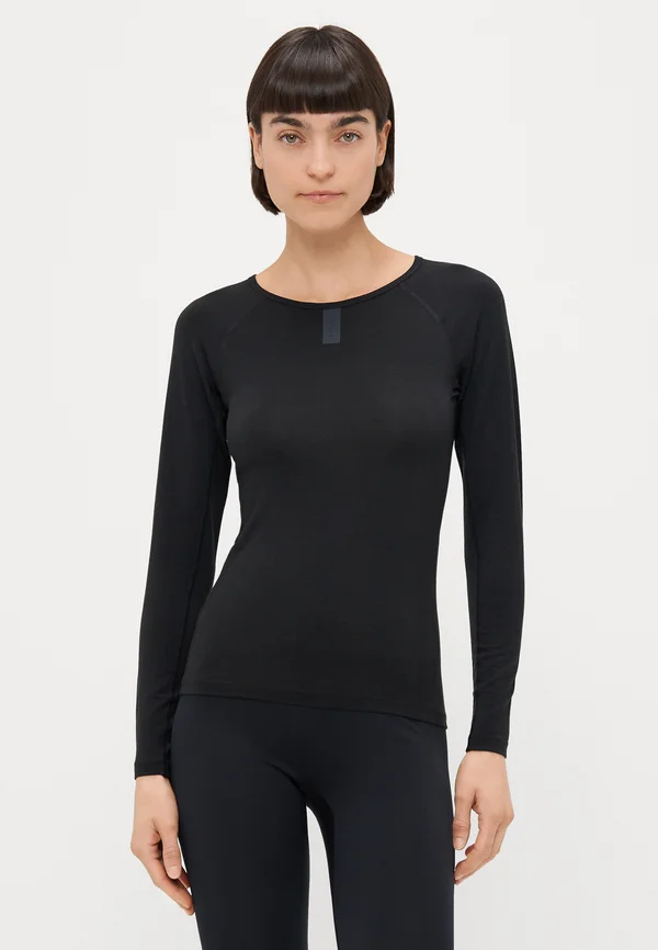 WOMENS BASE LAYER LONG SLEEVE - Undershirt - black