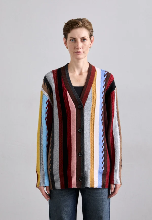 WOMENS CARDI BUTTON THRU - Cardigan - multicolour