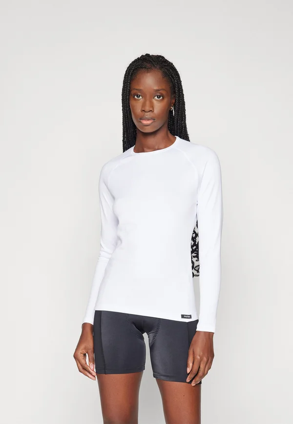 WOMENS RIDE THERMAL LONG SLEEVE BASE LAYER - Long sleeved top - white