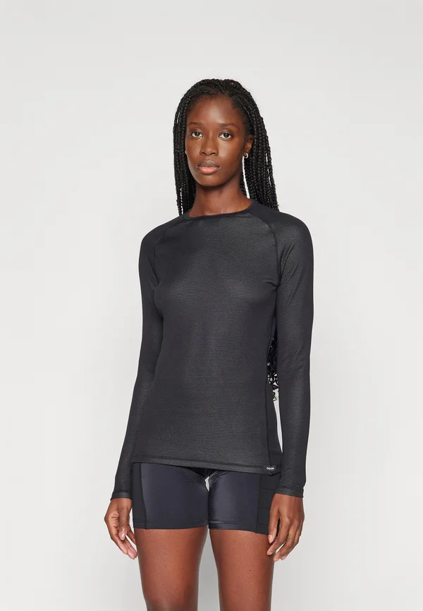 WOMENS RIDE THERMAL LONG SLEEVE BASE LAYER - Long sleeved top - black