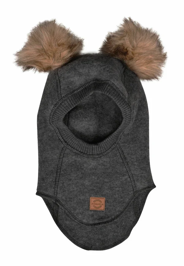 WOOL FULLFACE  - Headscarf - anthracite melange