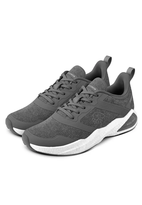 WOOL PEAK  - Road running shoes - schiefer