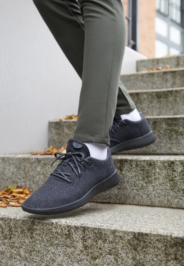 WOOL RUNNERS - Trainers - natural black