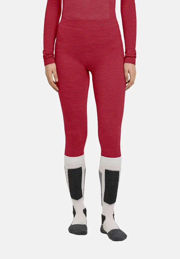 WOOL-TECH LIGHT 3/4 WARM AND COLD TEMPERATURES - 3/4 sports trousers - red
