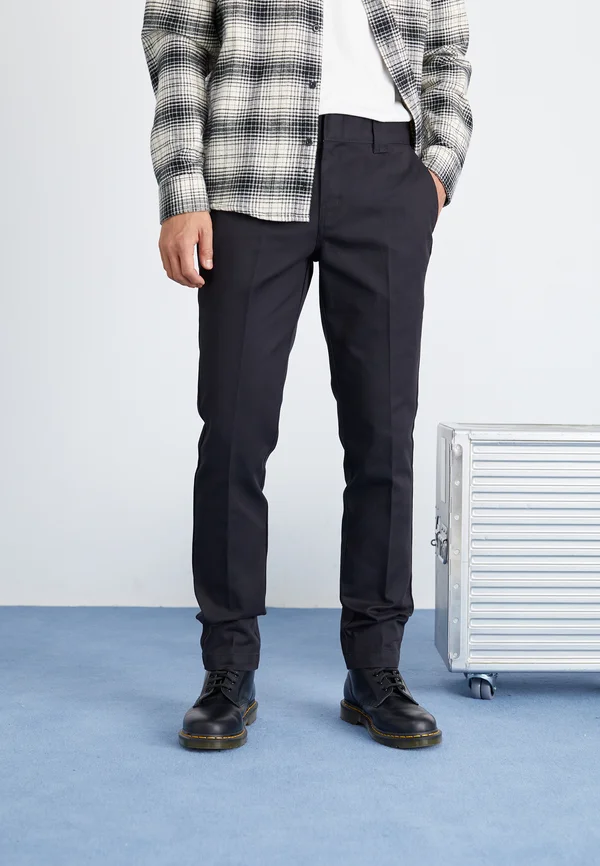 WORK PANT - Chinos - black