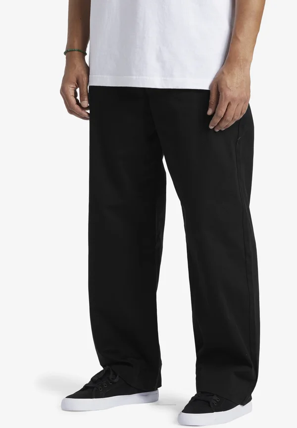 WORKER BAGGY - Chinos - black