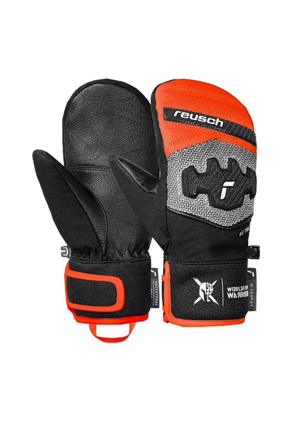 WORLDCUP WARRIOR PRIME R-TEX XT JUNIOR MIT - Mittens - blck silver fluo red