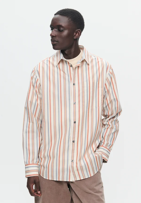 WW NICO STRIPE  - Shirt - silver gray