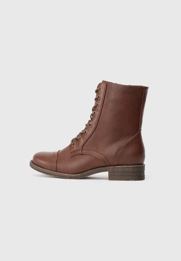 WYNONAH - Lace-up ankle boots - brown