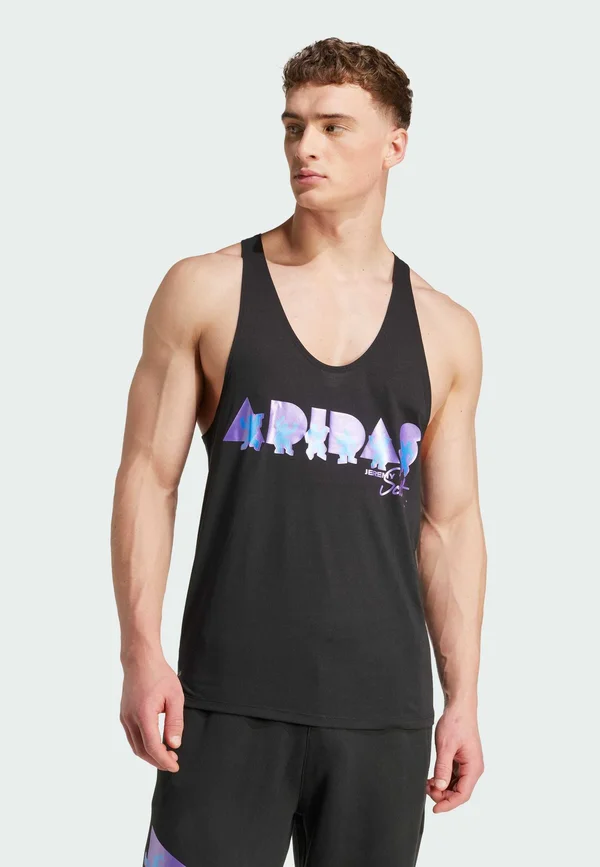 X JEREMY SCOTT PRIDE TANK - Top - black