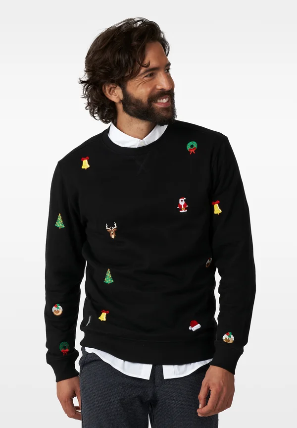 X MAS ICONS - Sweatshirt - black
