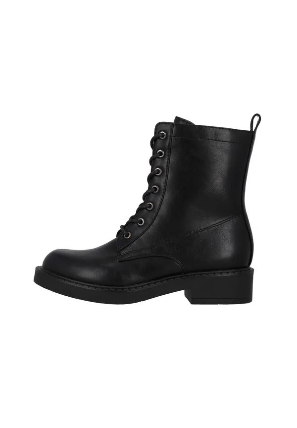 XELDRA  - Lace-up ankle boots - schwarz glatt