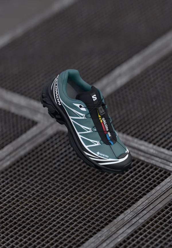 XT 6 GTX UNISEX - Trainers - north atlantic/black/footwear silver-coloured