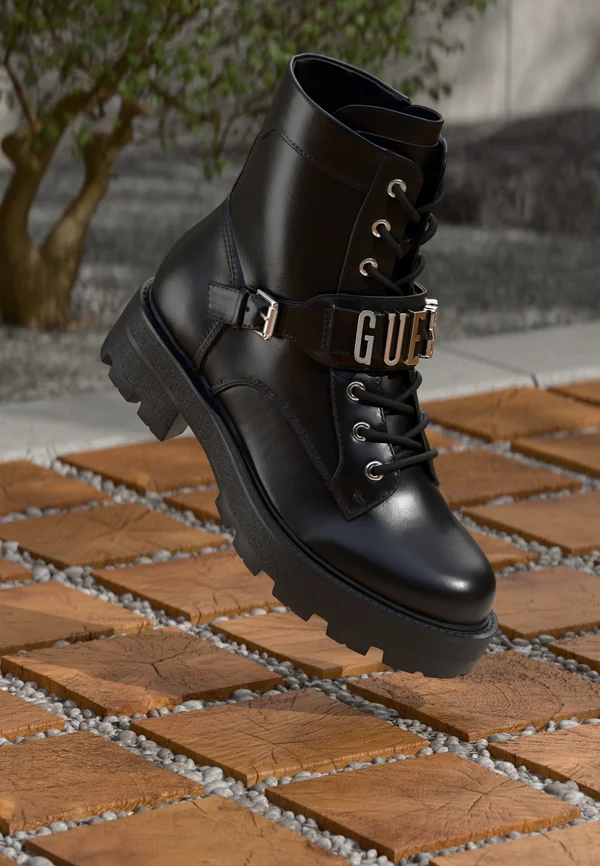 YANZY - Platform ankle boots - black