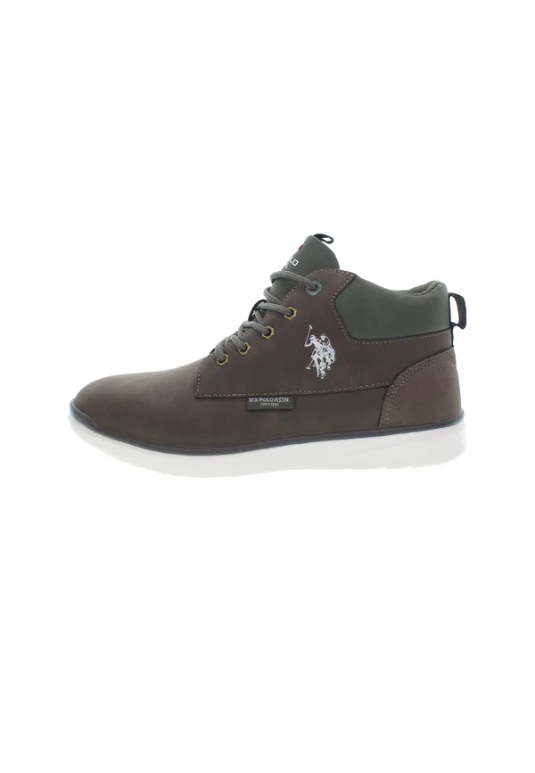 YGOR008 - High-top trainers - dark brown dark green white