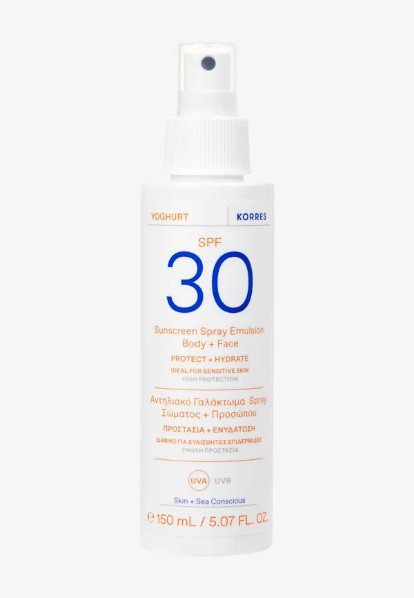 YOGHURT SUNSCREEN SPRAY EMULSION BODY + FACE SPF30 - Sun protection