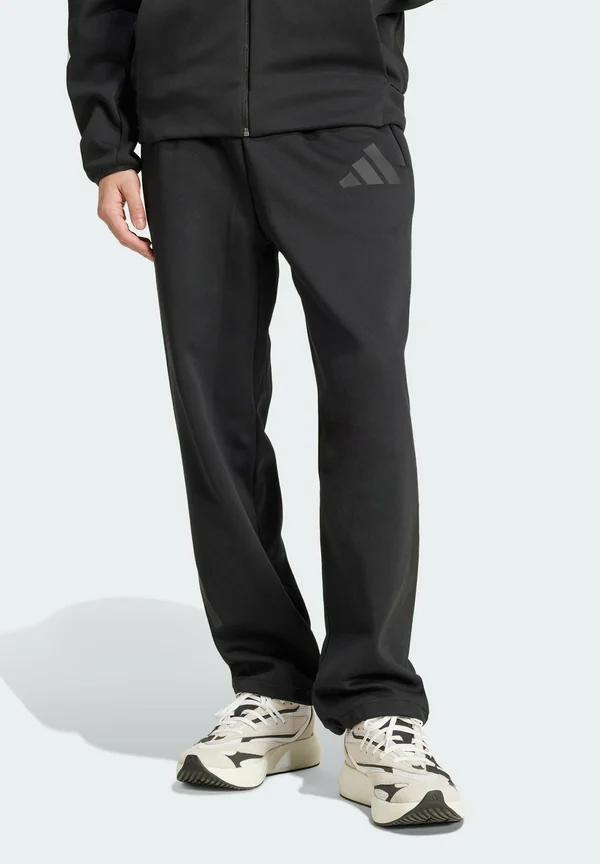 Z N E OPEN-HEM LOOSE - Tracksuit bottoms - black