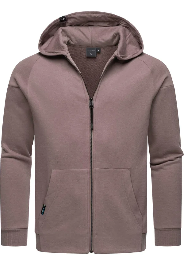 ZENWAY - Zip-up sweatshirt - mauve