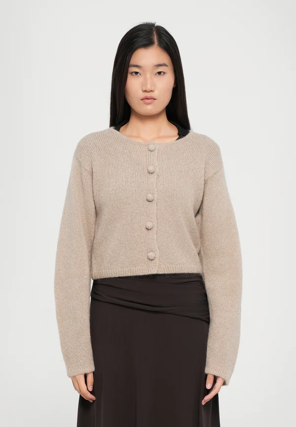 ZHAREA - Cardigan - cobblestone