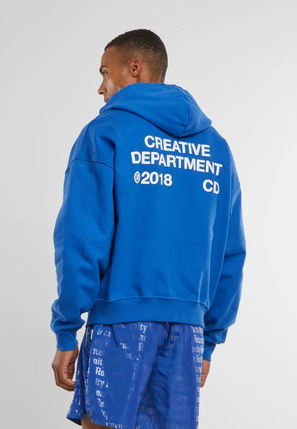 ZIP CREATIVE DEPT - Zip-up sweatshirt - blue