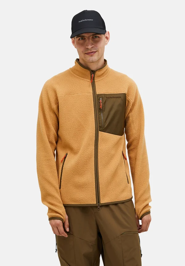 ZIP - Fleece jacket - sierra sand