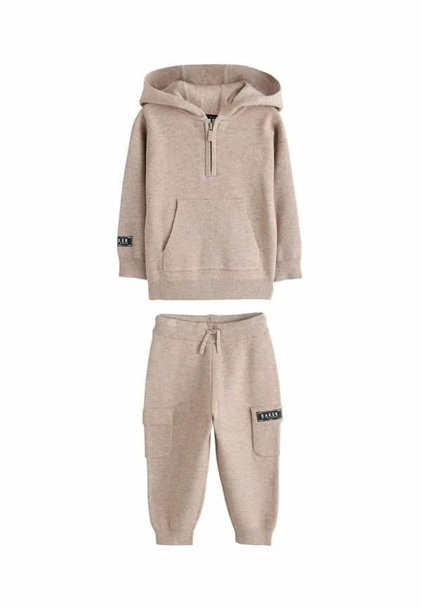 ZIP NECK AND SET  - Jumper - stone