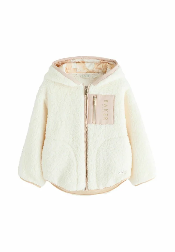 ZIP THROUGH HOODED - Light jacket - cream