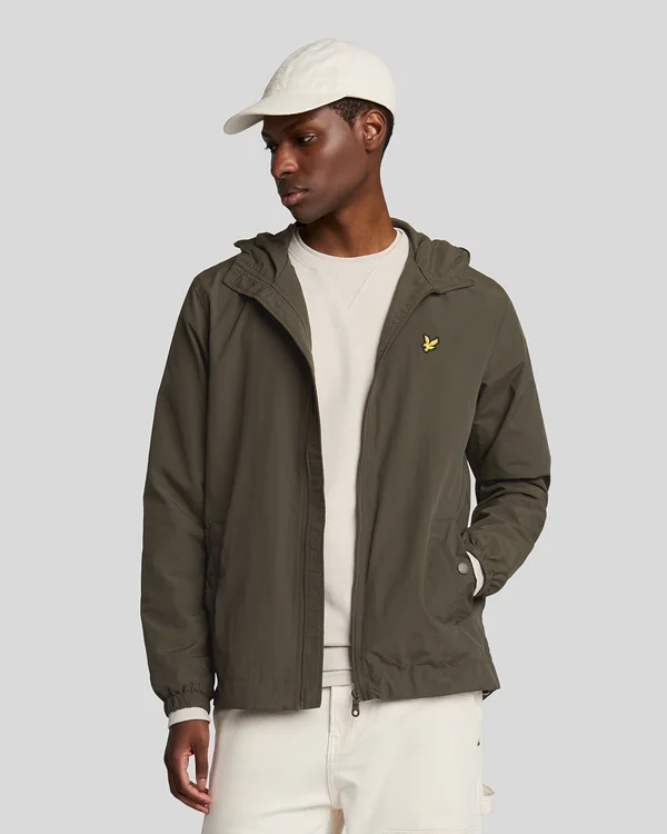 ZIP THROUGH JACKET - Summer jacket - olive