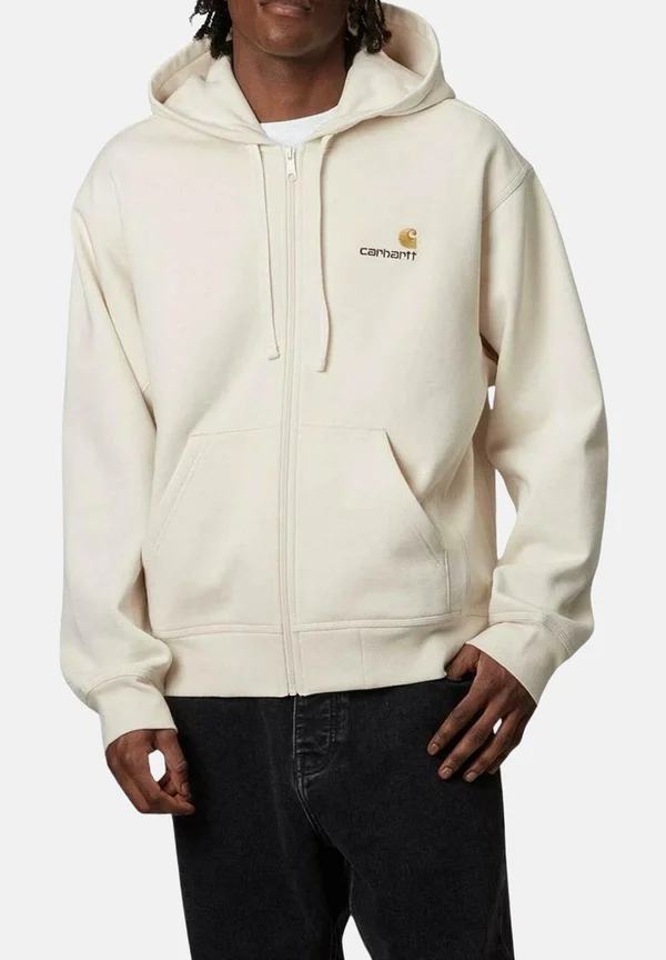 Zip-up sweatshirt - beige
