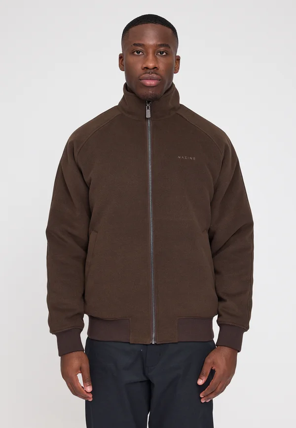 Zip-up sweatshirt - black coffee