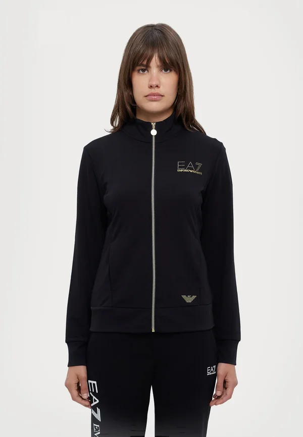 Zip-up sweatshirt - black