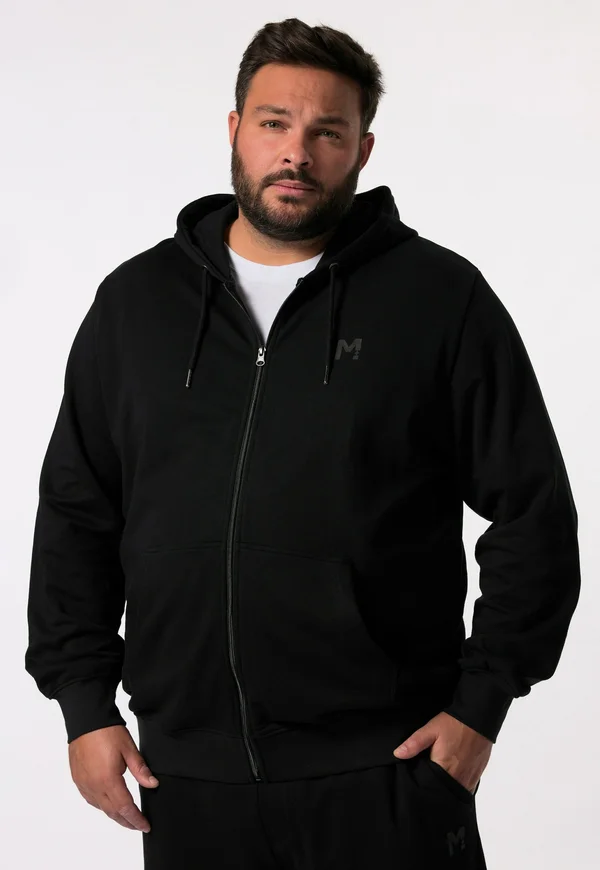 Zip-up sweatshirt - black