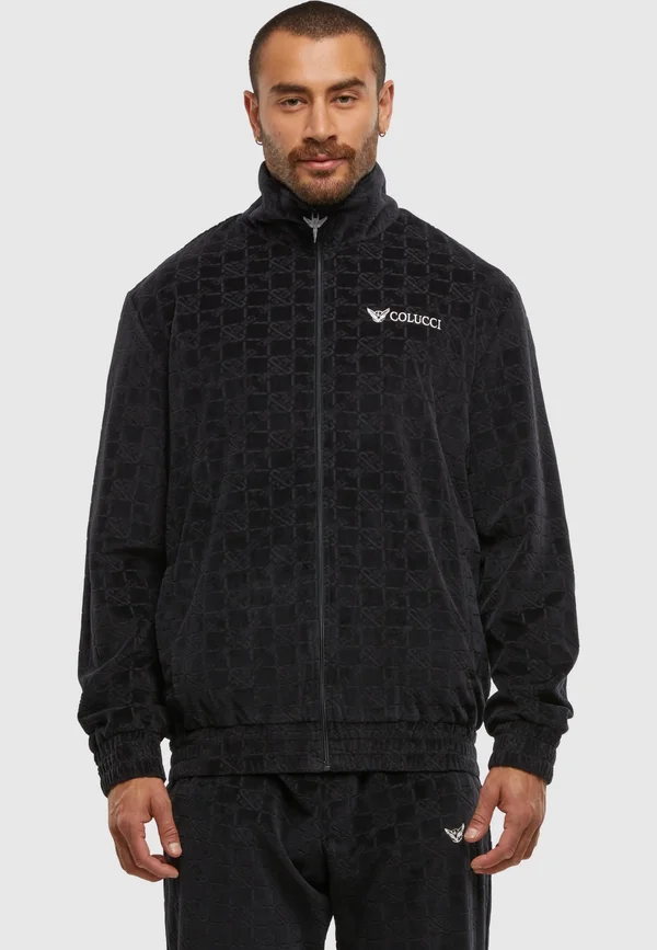 Zip-up sweatshirt - black