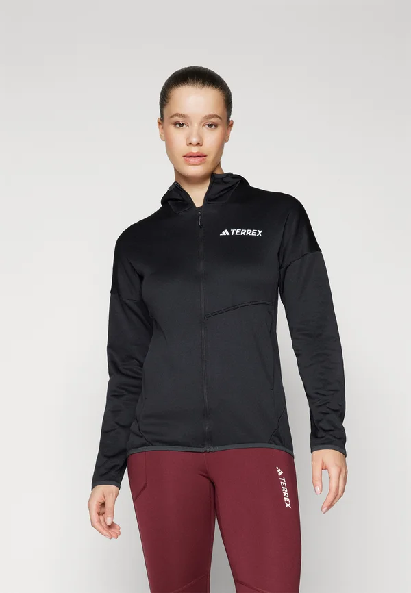 Zip-up sweatshirt - black