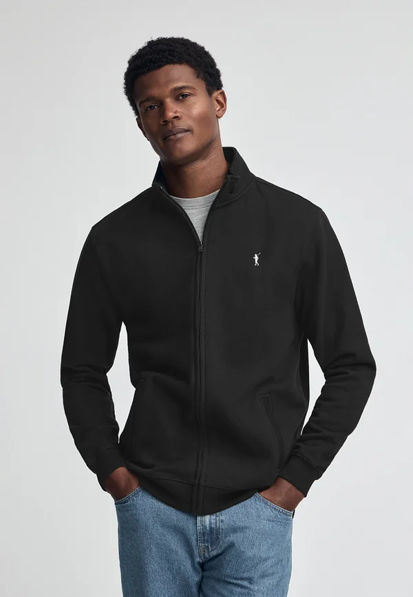 Zip-up sweatshirt - black