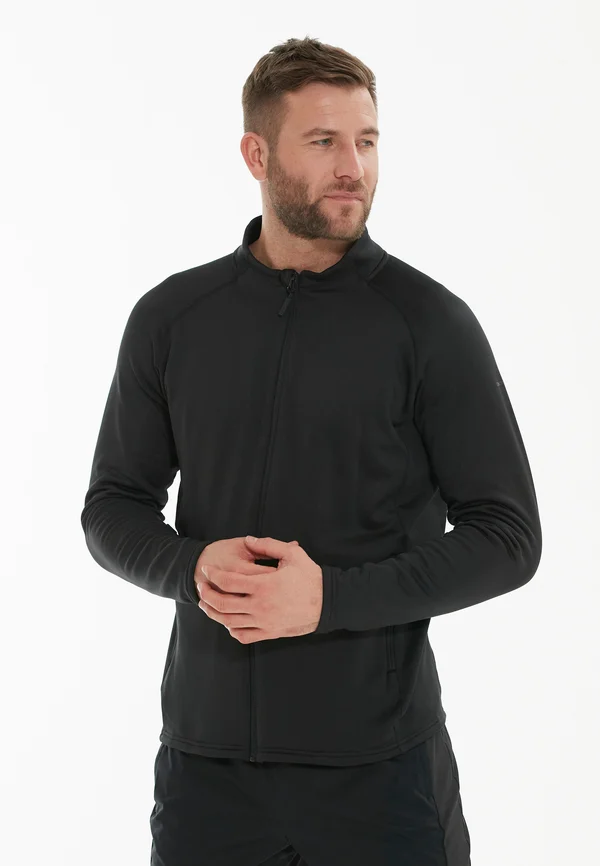 Zip-up sweatshirt - black