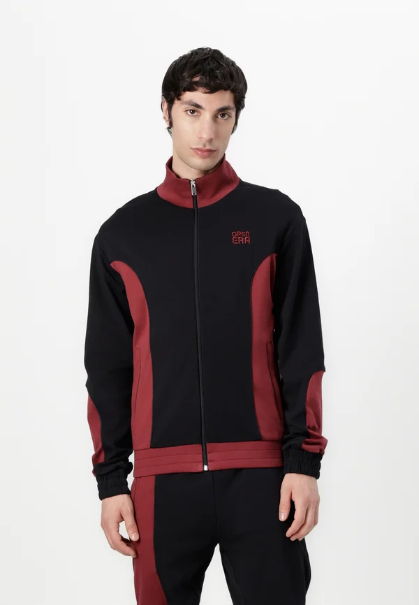 Zip-up sweatshirt - black