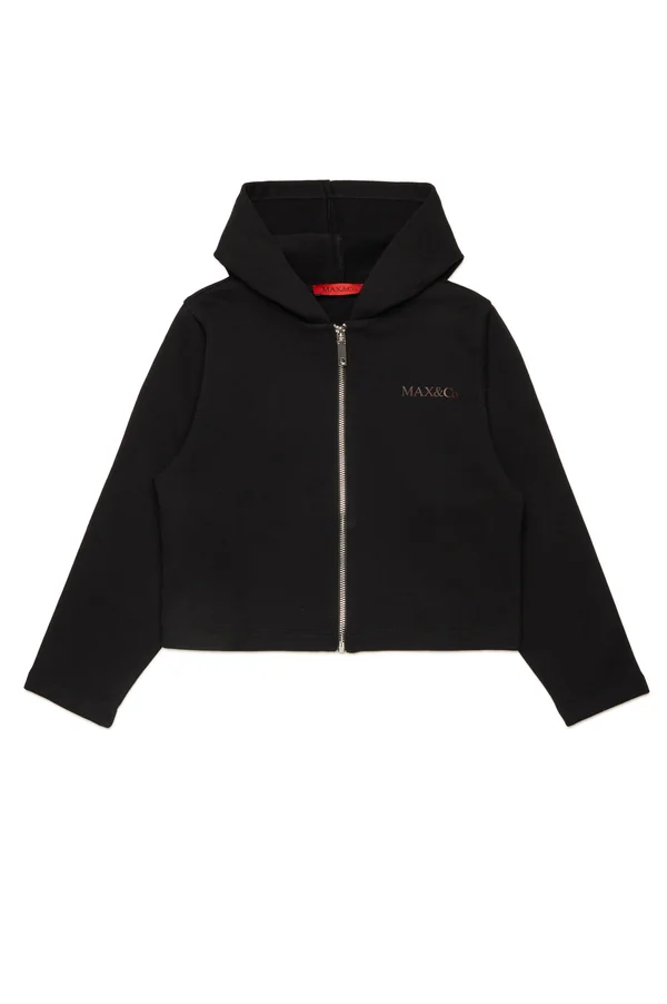 Zip-up sweatshirt - black