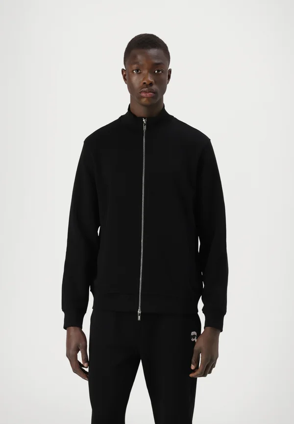 Zip-up sweatshirt - black