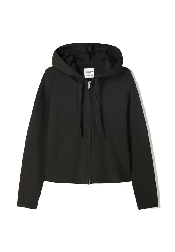 Zip-up sweatshirt - black