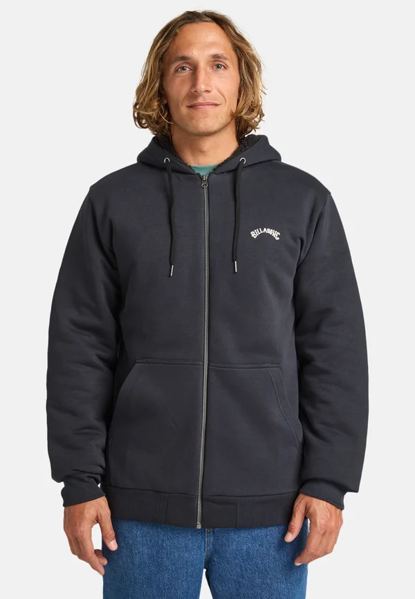 Zip-up sweatshirt - blk