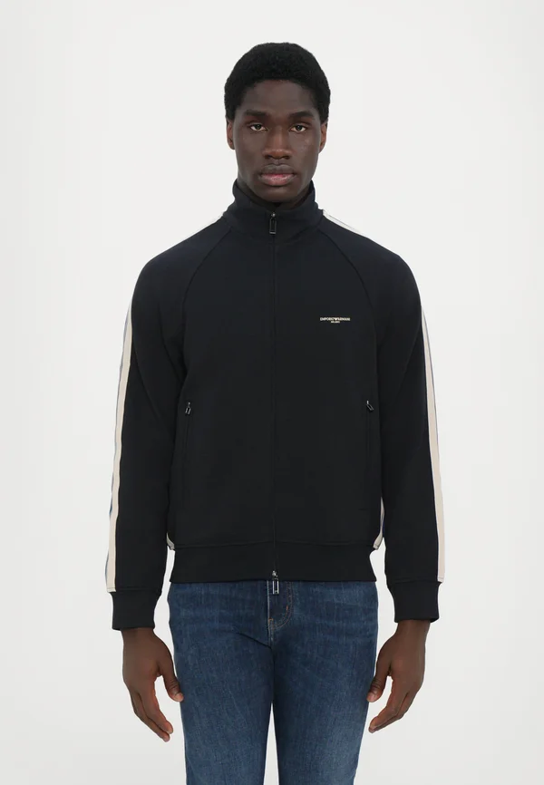 Zip-up sweatshirt - blu navy