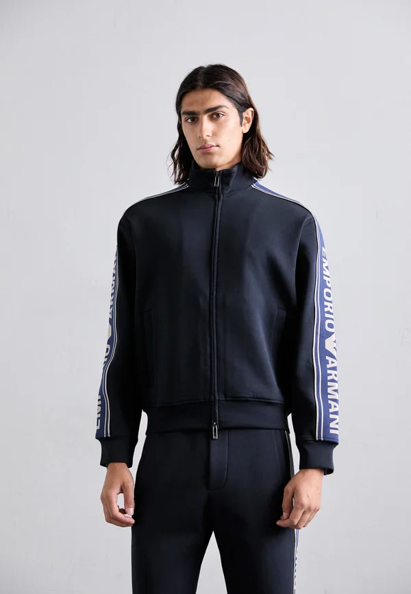 Zip-up sweatshirt - blu navy