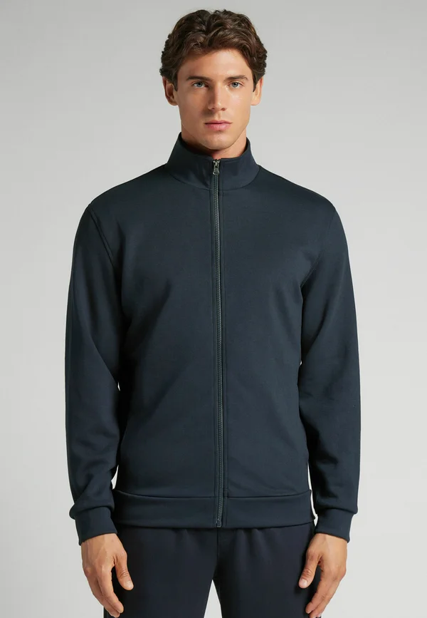 Zip-up sweatshirt - blue