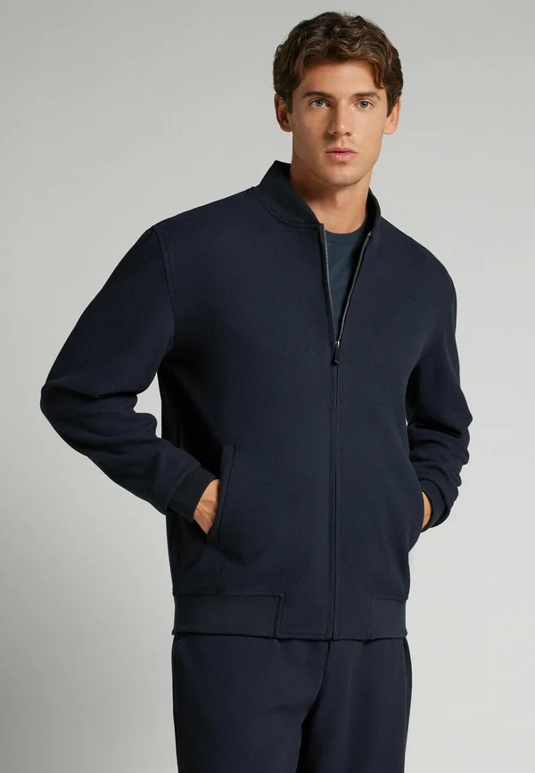 Zip-up sweatshirt - blue