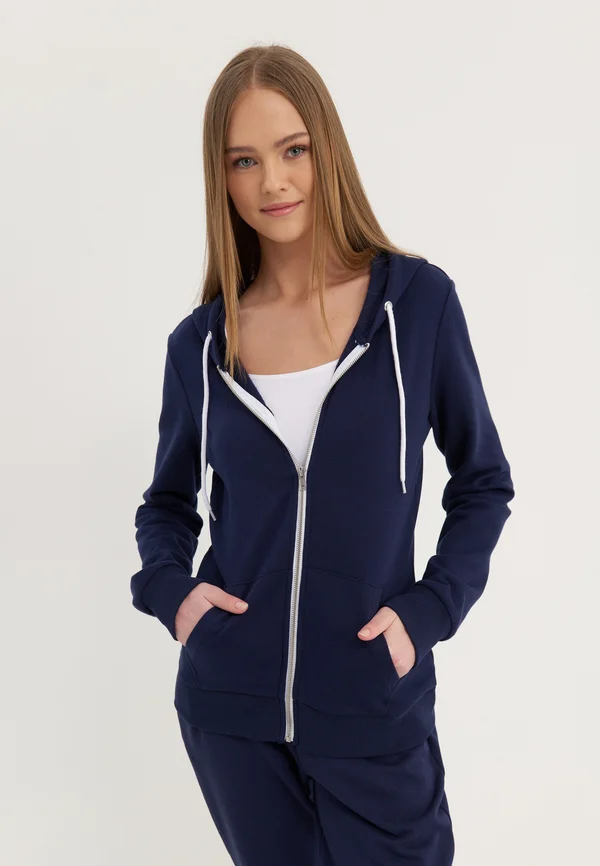 Zip-up sweatshirt - dark blue