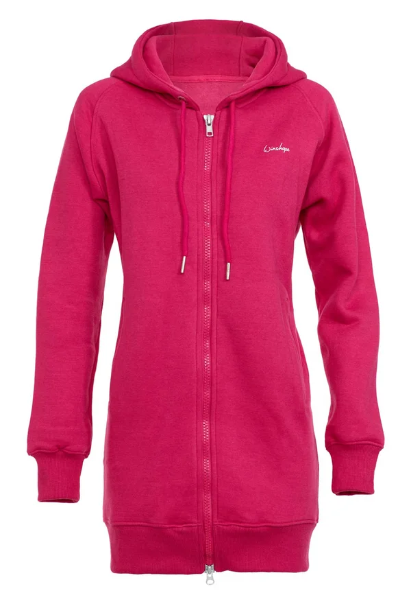 Zip-up sweatshirt - deep pink