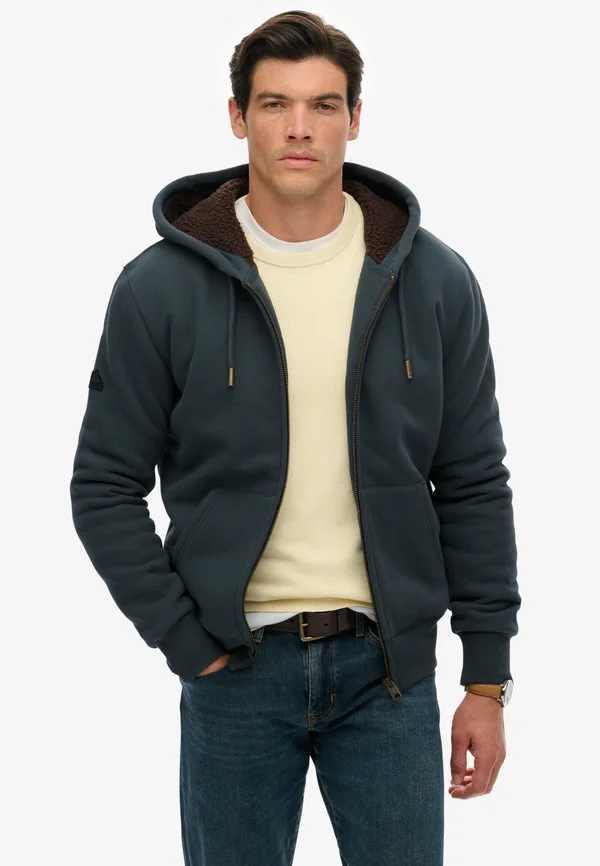 Zip-up sweatshirt - dunkelgrau