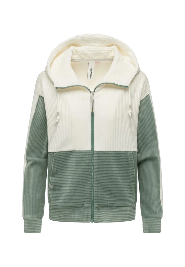 Zip-up sweatshirt - dusty green